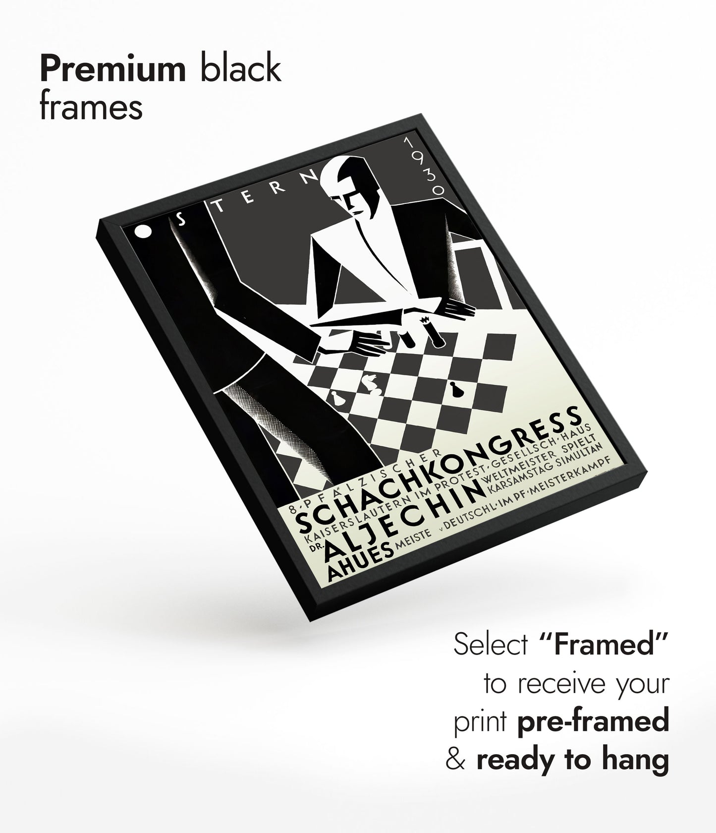 Vintage Chess Match - 1930