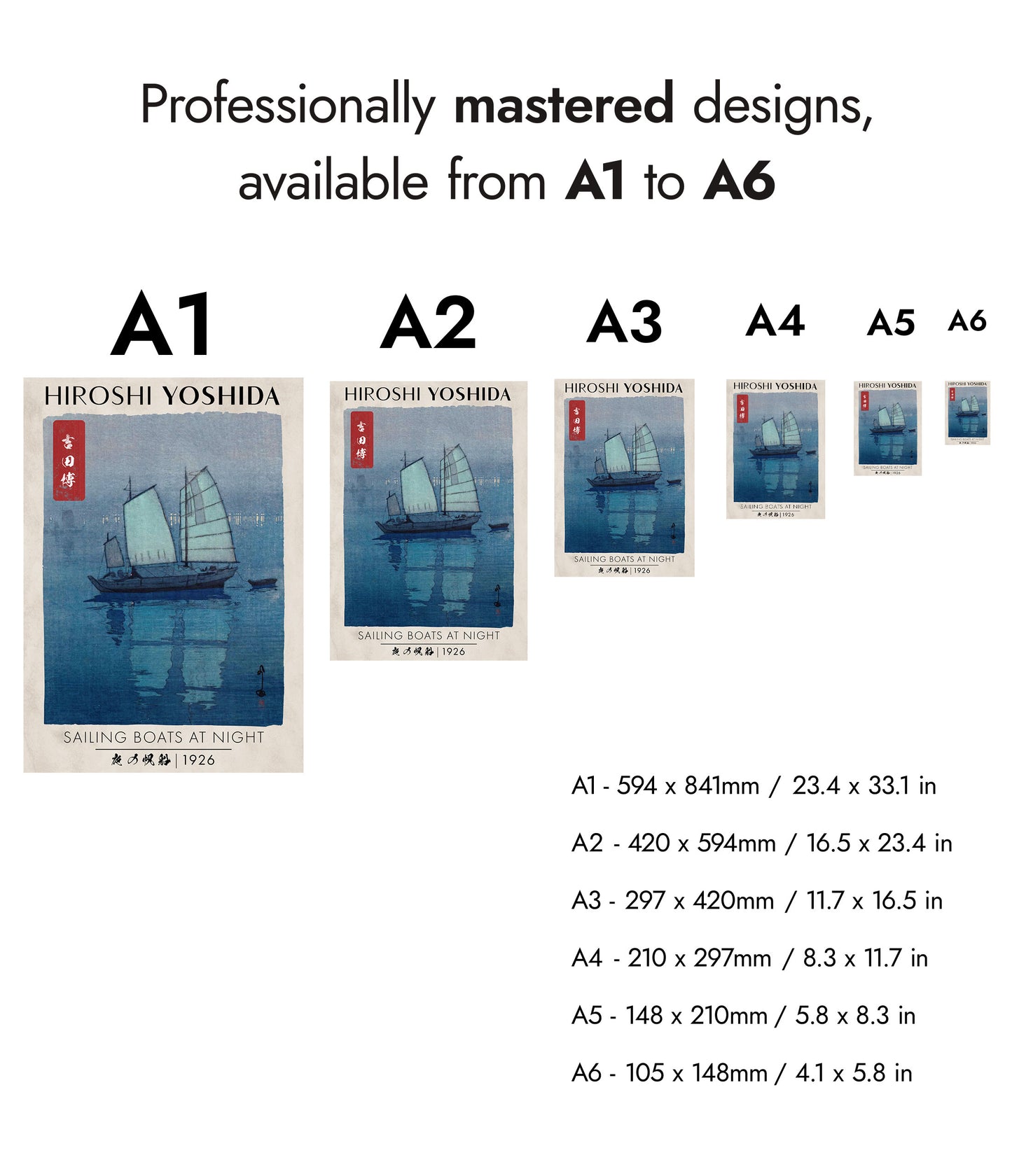 Sailing Boats at Night