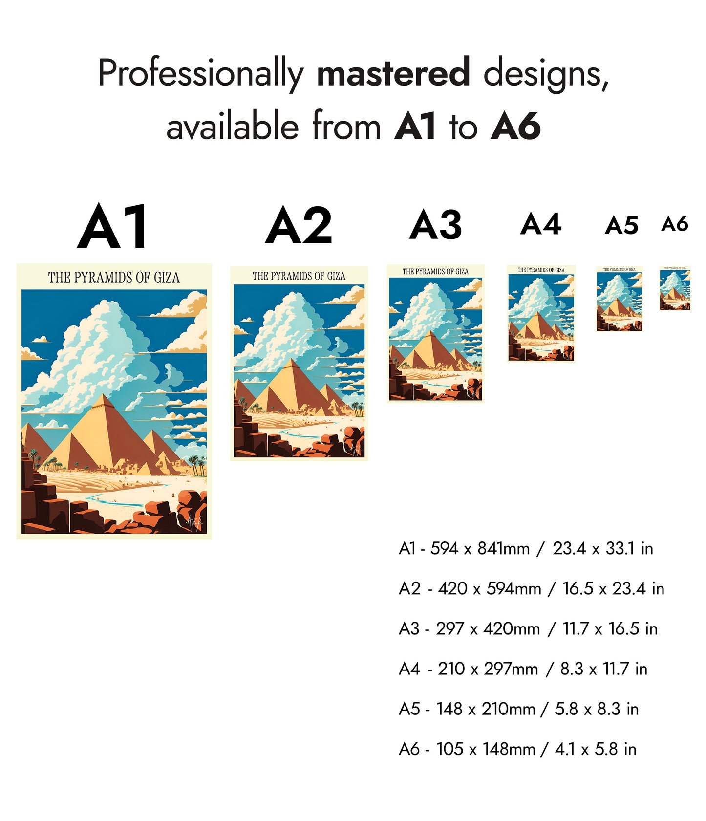 Gizapyramiderna - Egypten