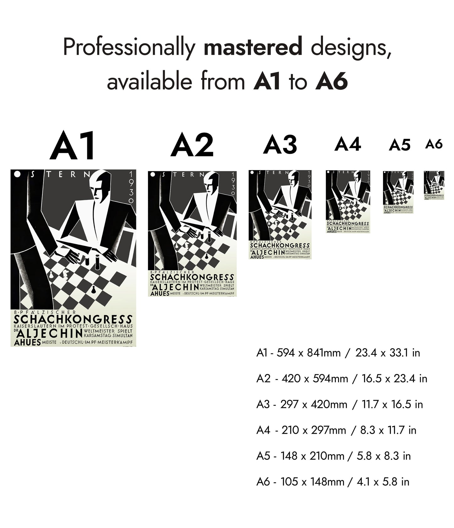 Vintage Chess Match - 1930