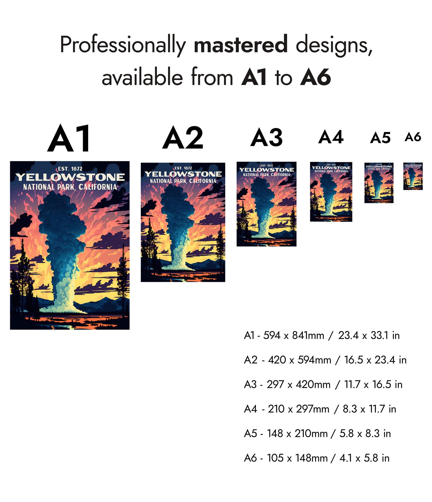 Yellowstone, Kalifornien