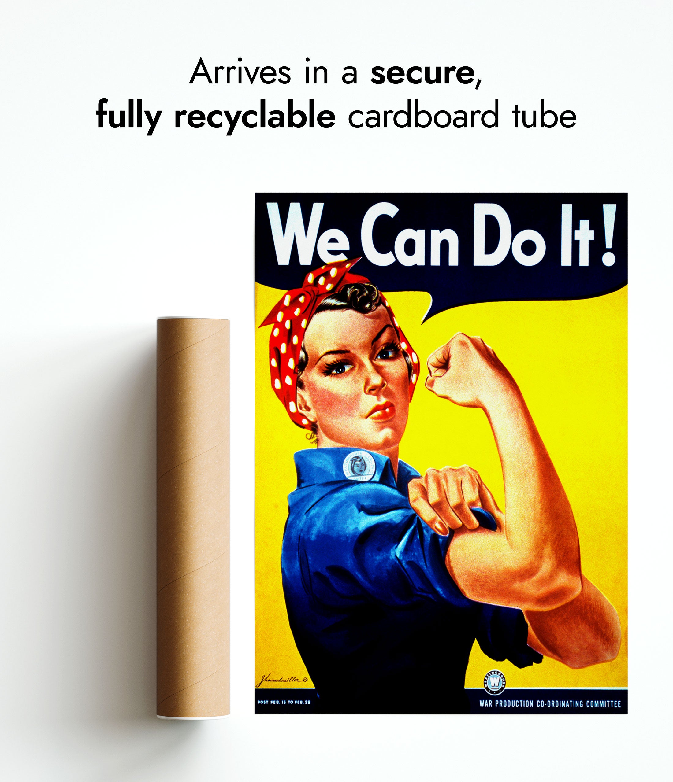 We Can Do It! - Vintage Advert | Framed Prints & Poster – Animato