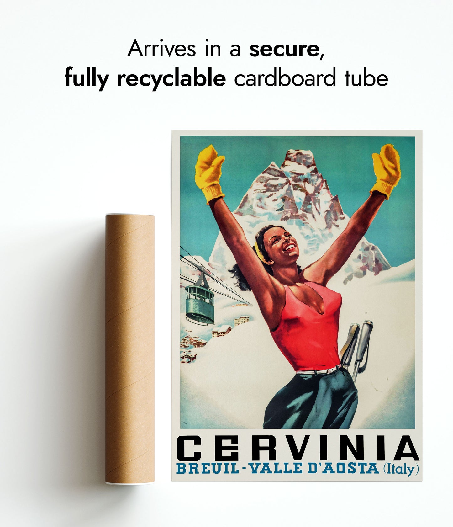 Cervinia, Italien - Skifahren