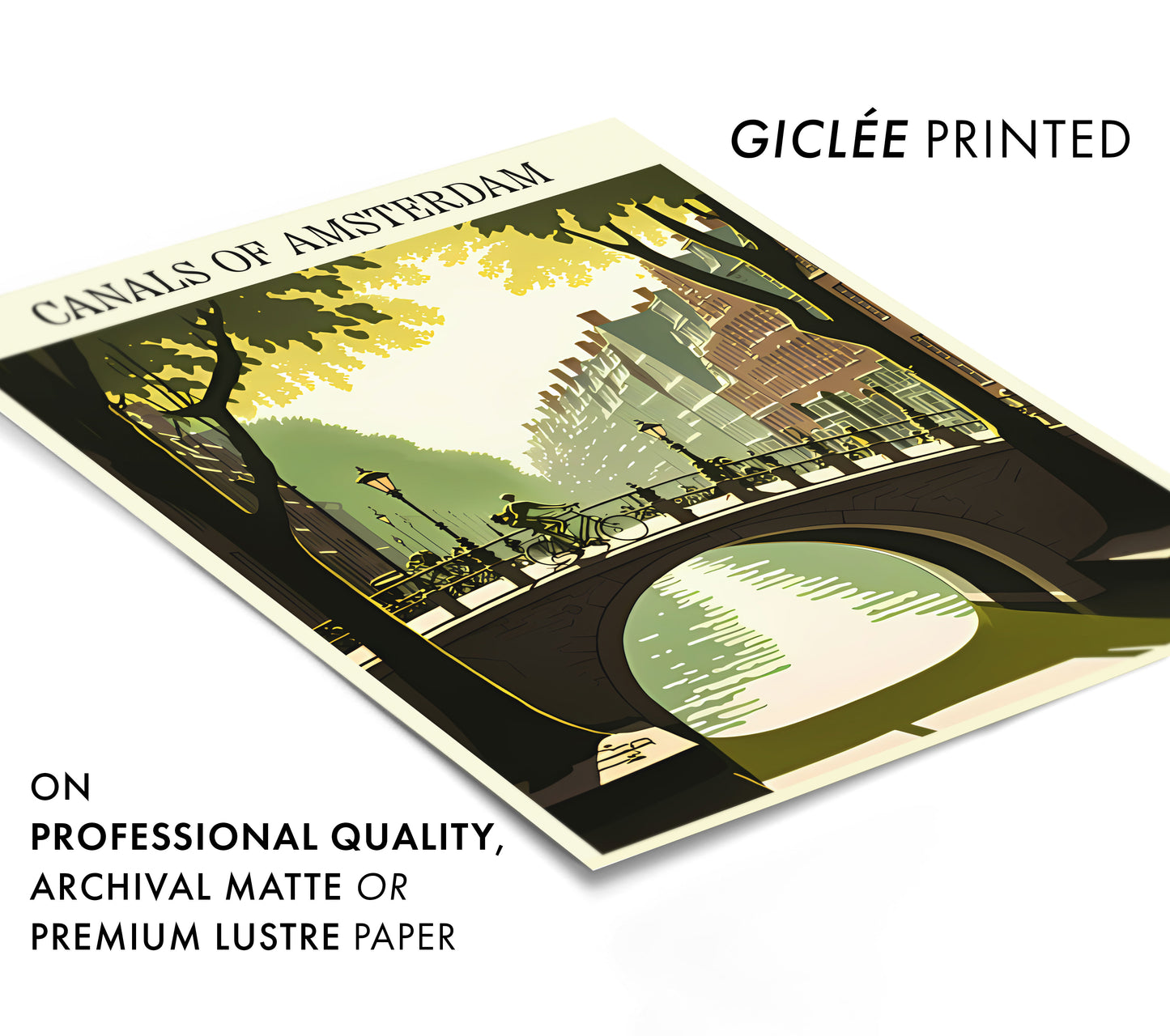 Kanalerna i Amsterdam - Holland