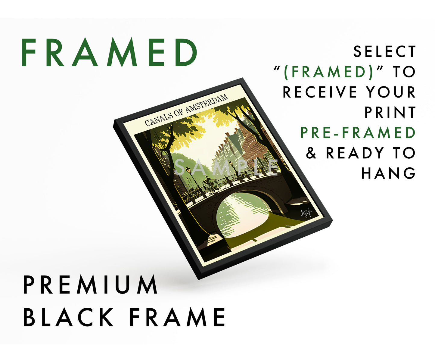 Kanalerna i Amsterdam - Holland