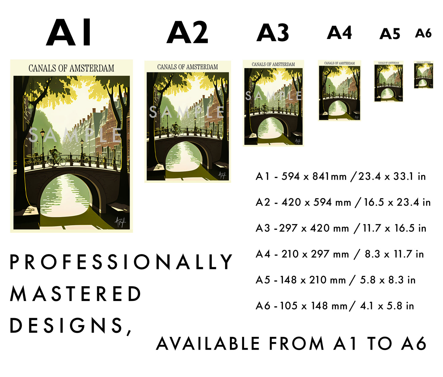 Kanalerna i Amsterdam - Holland