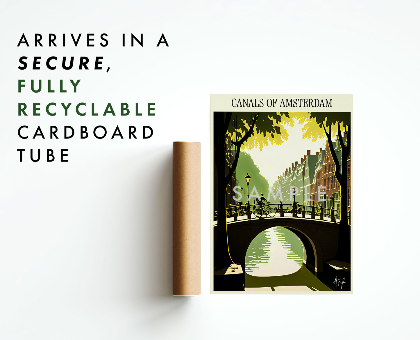 Kanalerna i Amsterdam - Holland